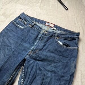 Old Navy Blue Jeans Womens Size 16 Bootcut Dark Wash Denim Cotton